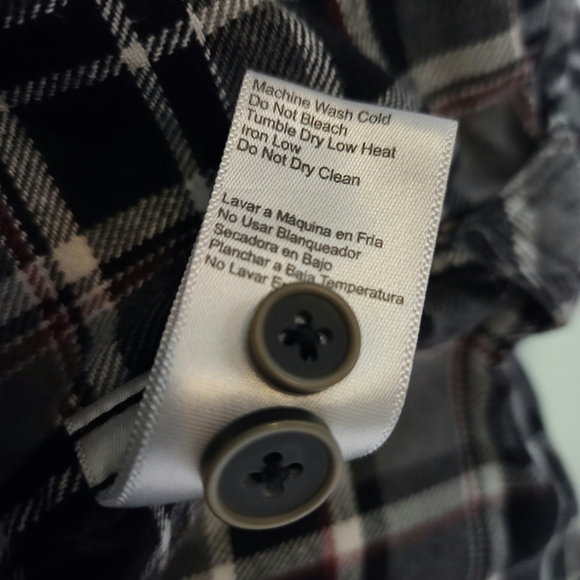 JACHS Men's Cotton Plaid Flannel Button Down Shirt Size XL - Picture 5 of 11